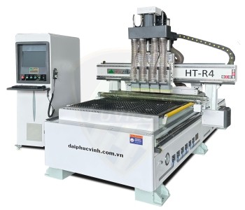 MÁY CNC NESTING 4 ĐẦU CẮT KHOAN VÁN HT-R4