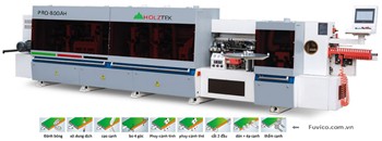MÁY DÁN CẠNH TỰ ĐỘNG 9 CHỨC NĂNG PRO-800AH (GỌT CẠNH - BO GÓC - ĐÁNH BÓNG)