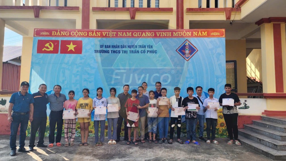 Chương trình FUVICO (Đại Phúc Vinh CNC) chung tay khắc phục hậu quả bão Yagi