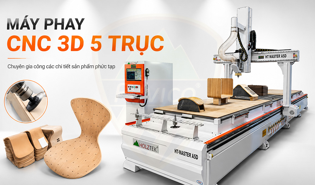 Máy phay CNC 3D 5 trục - 2026