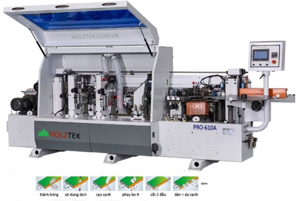 Máy dán cạnh 6 chức năng