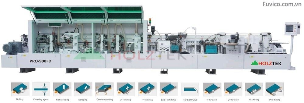 Máy dán cạnh full chức năng