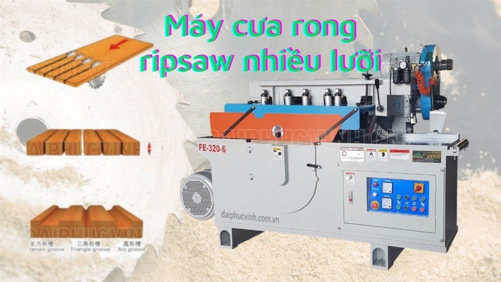 Máy cưa rong ripsaw nhiều lưỡi