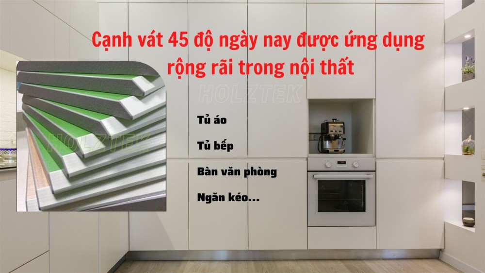 Máy dán cạnh vát 45 độ