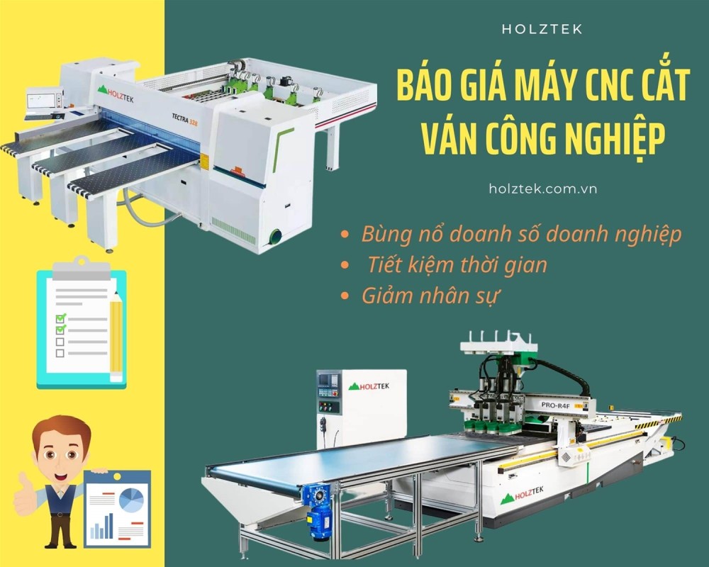 Báo giá máy cnc cắt ván công nghiệp