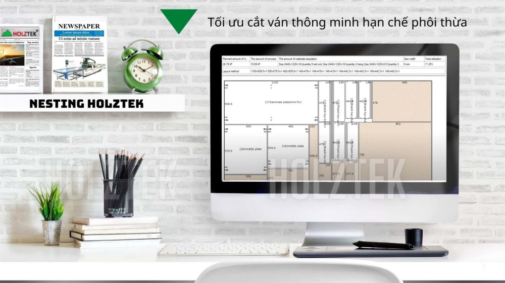 Tối ưu cắt ván thông minh