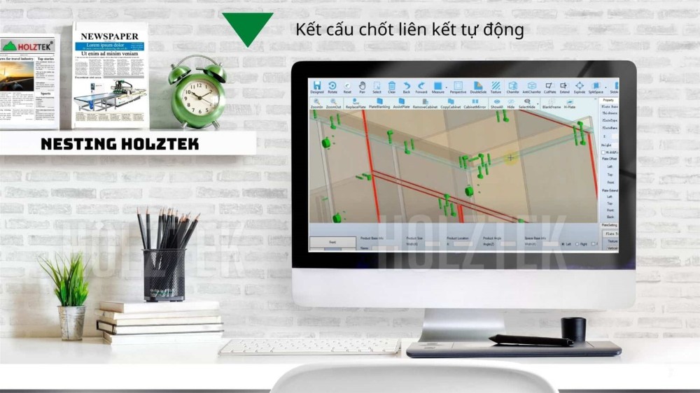 Tự động tạo liên kết giữa các tâm