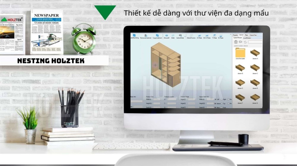 Thư viện thiết kế đa dạng mẩu