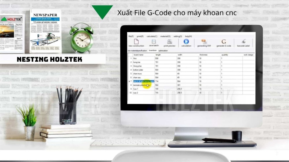 Xuất File Gcode cho máy khoan CNC