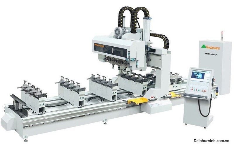 máy làm mộng cnc 4 trục 16 dao