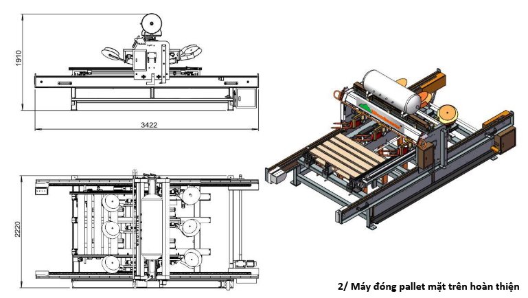 DÂY CHUYỀN MÁY ĐÓNG PALLET TỰ ĐỘNG WOODMASTER