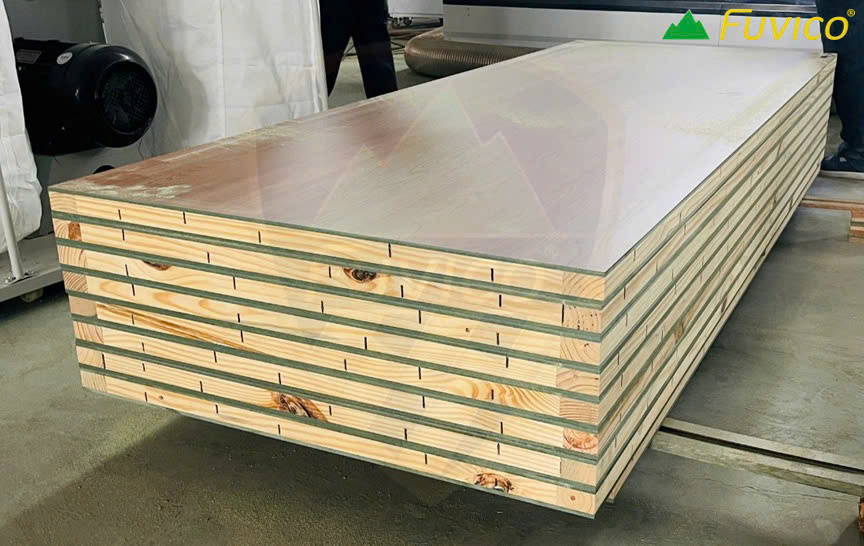 Sản phẩm cửa gỗ công nghiệp thực tế