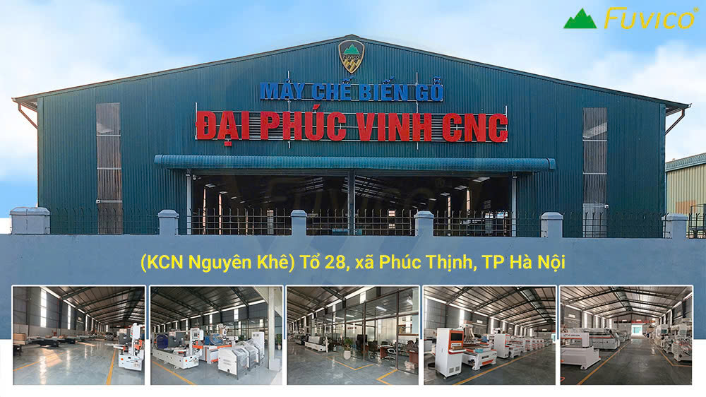 Showroom Đại Phúc Vinh CNC Hà Nội rộng 1500m2