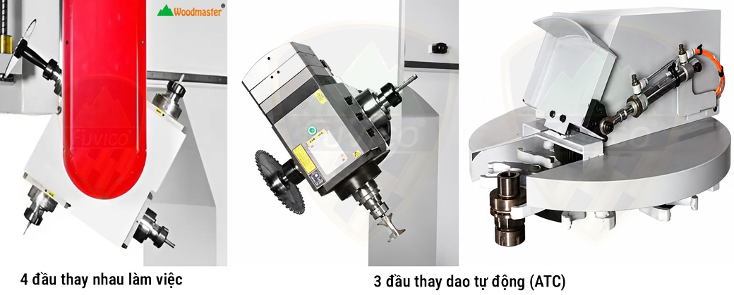Chi tiết nổi bật máy cnc 3D