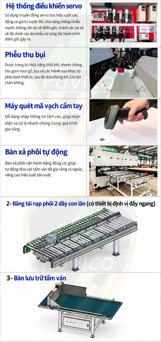 Phụ kiện kèm theo máy khoan cnc 6 mặt