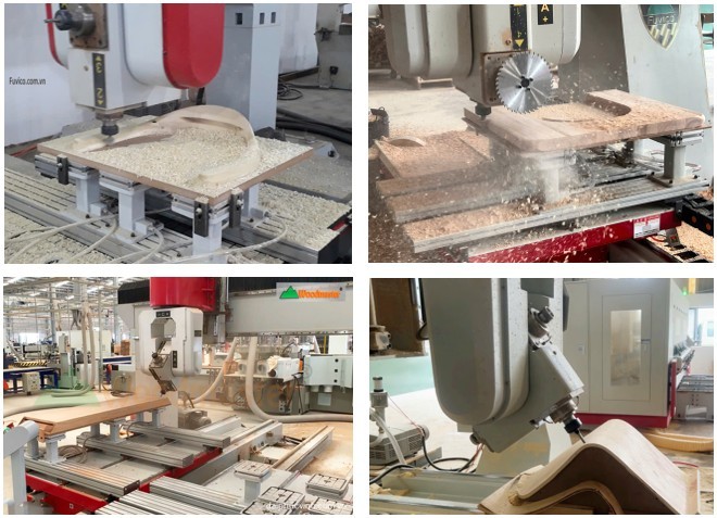 Chi tiết nổi bật của máy CNC 5 trục 3D