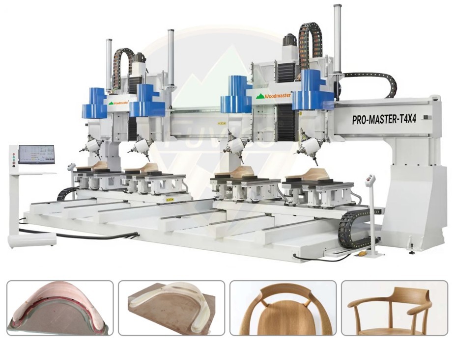 Máy CNC 3D 5 Trục PRO-MASTER-T4X4