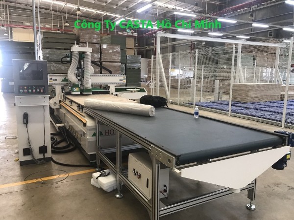 Máy cnc nesting bàn giao tại xưởng