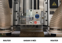 Máy CNC Router 3 Đầu Chế Biến Gỗ - 2 Router + Khoan Giá Tốt Nhất 2023 5138