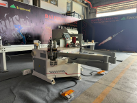 Máy Dán Cạnh Cong 2 Bàn Tự Động Full Option: Thiết Bị Chế Biến Gỗ Hàng Đầu Việt Nam 9267