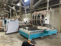 Máy Phay Gỗ CNC 4 Đầu Độc Lập - Thay Dao Tự Động, Tối Ưu Hóa Sản Xuất Nội Thất Gỗ 8998