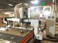Mua Máy CNC Nesting 1 Đầu Thay Dao + Trục Cưa Kép Holztek Full Line 7390