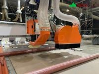 Mua Máy CNC Nesting 1 Đầu Thay Dao + Trục Cưa Kép Holztek Full Line 7382