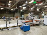Mua Máy CNC Nesting 1 Đầu Thay Dao + Trục Cưa Kép Holztek Full Line 7384