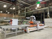 Mua Máy CNC Nesting 1 Đầu Thay Dao + Trục Cưa Kép Holztek Full Line 7379