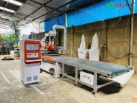 Mua Máy CNC Nesting 1 Đầu Thay Dao + Trục Cưa Kép Holztek Full Line 7388