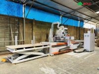 Mua Máy CNC Nesting 1 Đầu Thay Dao + Trục Cưa Kép Holztek Full Line 7387