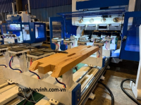 Máy CNC trung tâm làm mộng cửa Woodmaster WM-4X4A6MT | Phay kẹp lật 180 độ 7455
