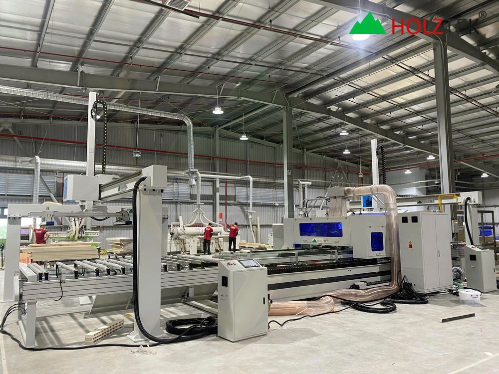 MÁY CƯA CNC CẮT 4 CẠNH CÁNH CỬA TỰ ĐỘNG HT-D2800S 18795 9214