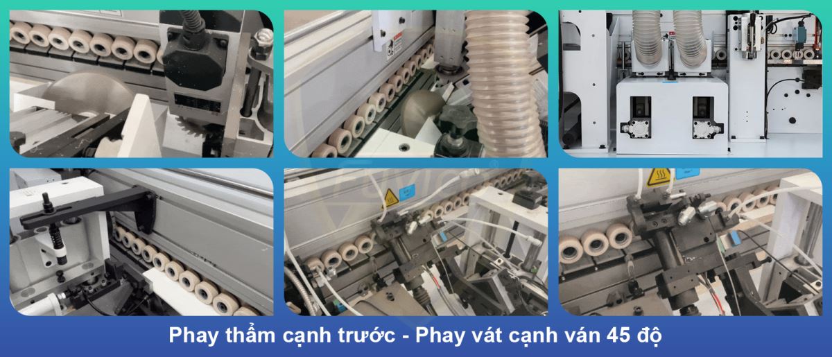 MÁY DÁN CẠNH VÁT 45 ĐỘ TỰ ĐỘNG DÙNG KEO PUR PRO-45MAP 77739 10457