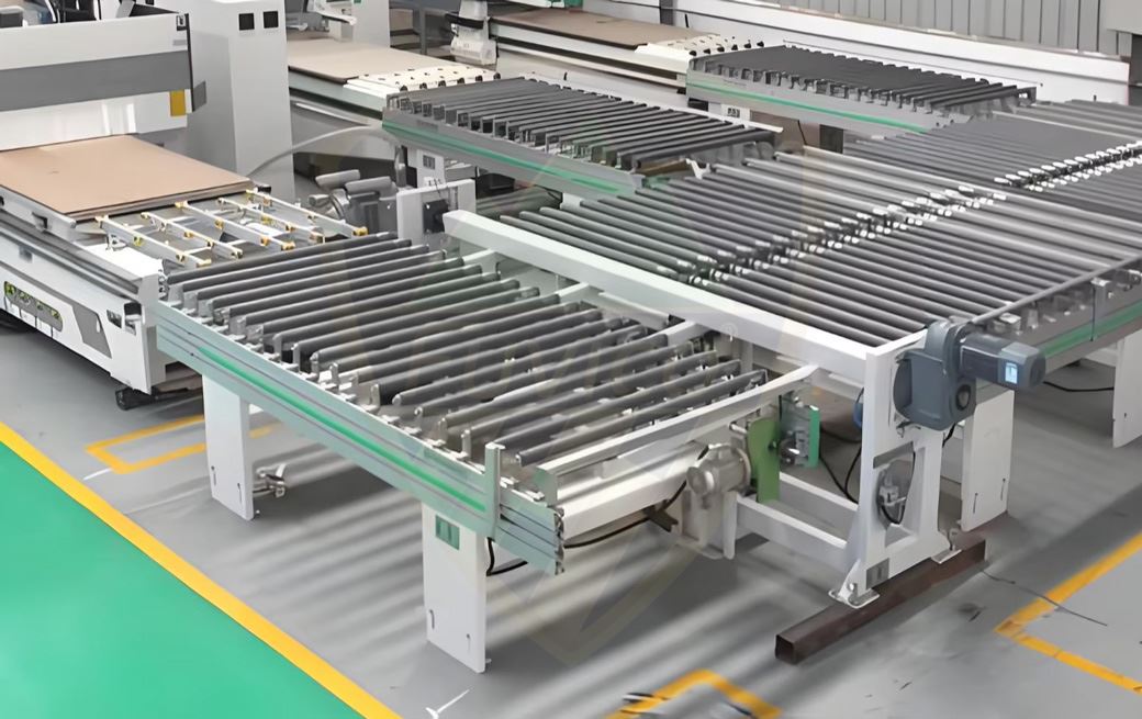 DÂY CHUYỀN MÁY CNC NESTING FULL LINE IN TEM CẤP PHÔI TỰ ĐỘNG 3 MÁY HOLZTEK 77967 11650