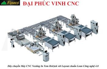 DÂY CHUYỀN MÁY CNC NESTING SẢN XUẤT CABINET - SOFA CHUẨN CÔNG GHỆ 4.0