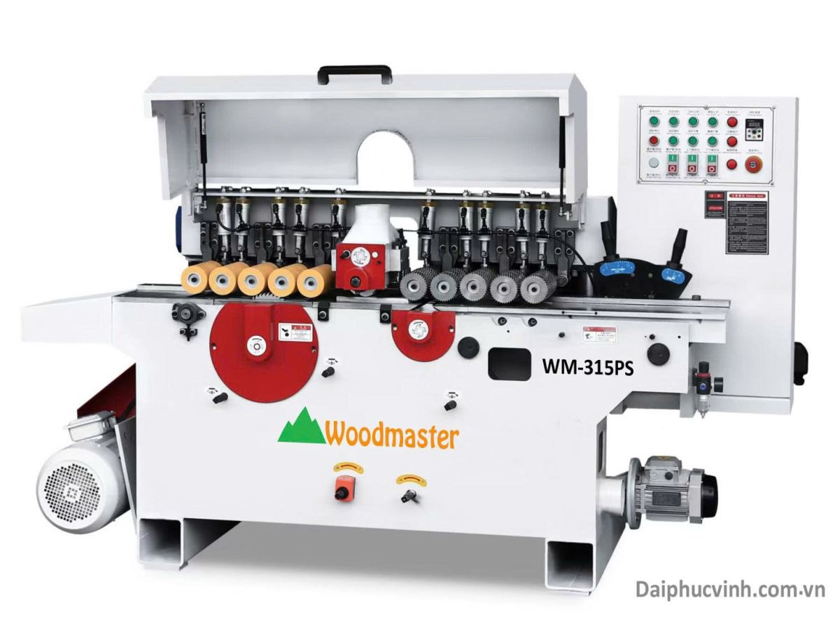 MÁY BÀO 2 MẶT CƯA CHẺ PHÔI NHIỀU LƯỠI WM-315PS