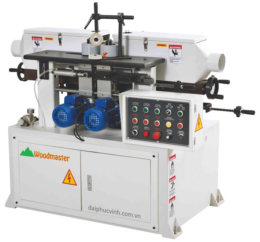 MÁY CHÀ NHÁM CẠNH CONG 2 MẶT WOODMASTER WM-560NE