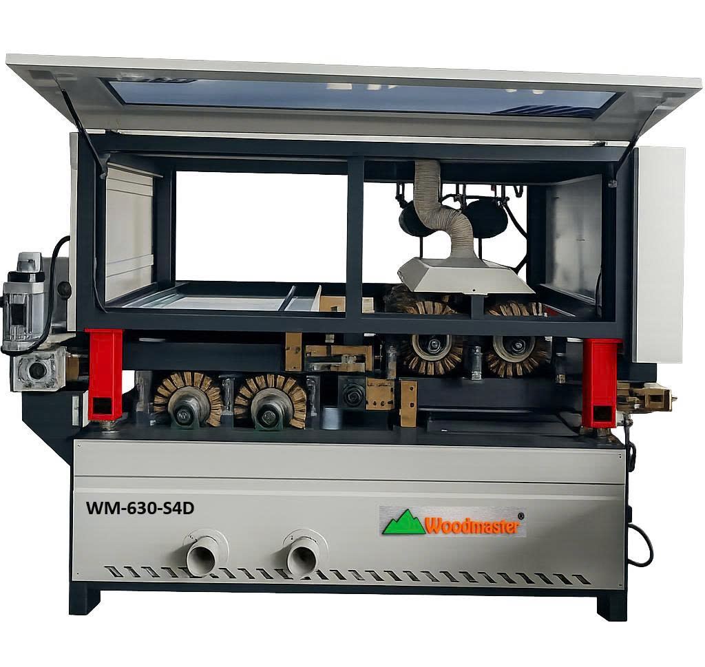 MÁY CHÀ NHÁM CHỔI THÙNG 2 MẶT 630MM WM-630-S4D