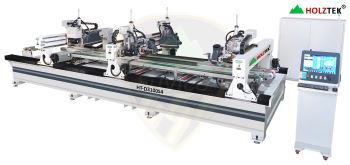 MÁY CNC CẮT 4 CẠNH CÁNH CỬA TỰ ĐỘNG (4 cụm cắt) HT-D3100S4
