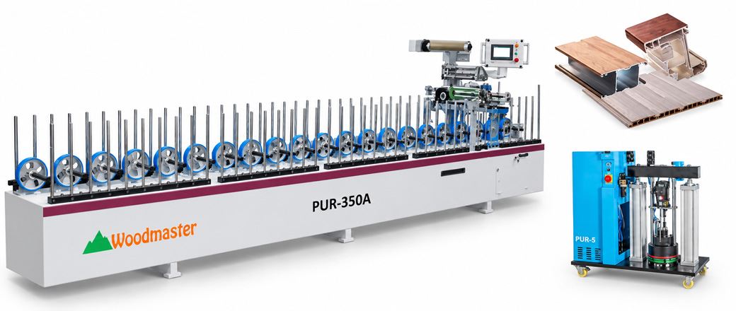 MÁY DÁN BỌC CẠNH PROFILE 3 BODY (Keo PUR) PUR-350A3
