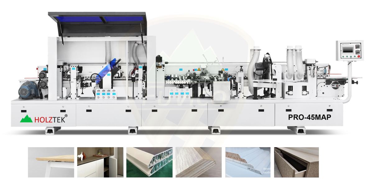 MÁY DÁN CẠNH VÁT 45 ĐỘ TỰ ĐỘNG DÙNG KEO PUR PRO-45MAP