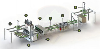 MÁY DÁN PHỦ MELAMINE TỰ ĐỘNG FULL AUTO HTM-2000TFC (Có làm mát)