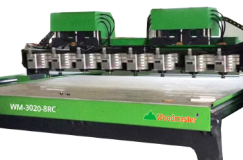MÁY ĐỤC CNC 8 ĐẦU BÀN LỚN 3000MM WM-3020-8RC
