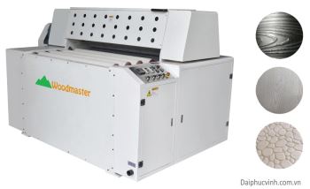 MÁY ÉP CÁN VÂN GỖ CÓ GIA NHIỆT WOODMASTER