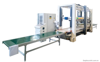 MÁY GHÉP KHUNG CABINET BĂNG TẢI LIÊN TỤC (tự động định vị kích thước)