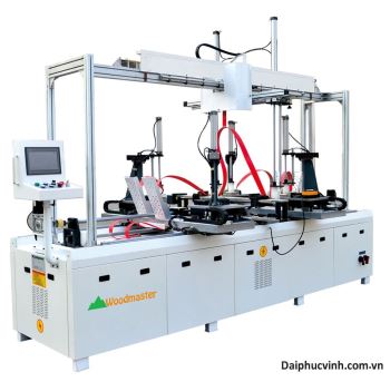 MÁY GHÉP KHUNG CAO TẦN WOODMASTER (gia nhiệt 6 điểm)