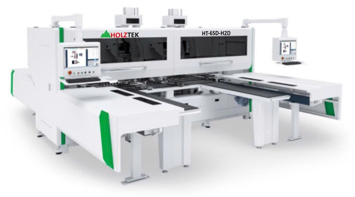 MÁY KHOAN 6 MẶT CNC 2 BÀN KÉP LÀM VIỆC HT-6SD-H2D