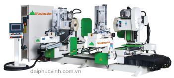 MÁY LÀM MỘNG OVAL DƯƠNG CNC 2 ĐẦU PHÔI 2 MÉT WM-D200CNC