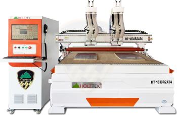 MÁY PHAY CNC 2 ĐẦU KÉP 4 TRỤC DAO 1850X3000MM HT-1830R2AT4